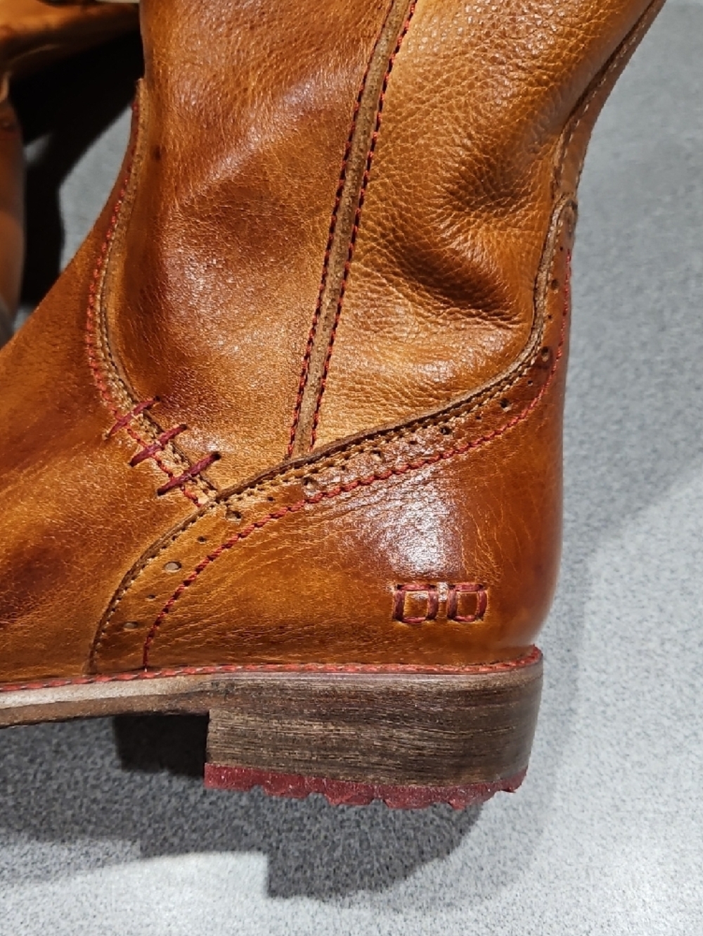😍GORGEOUS Bed Stu Tan Leather Knee-High Riding Boots - Picture 5 of 12